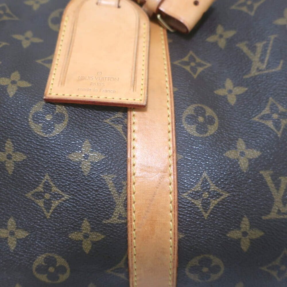 Louis Vuitton Keepall 55 Monogram Canvas Duffle Bag Brown W/ Tag, Lock, Key - Picture 4 of 16